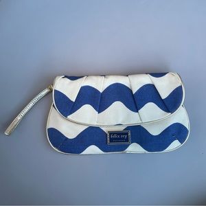 Felix Rey colorblock wristlet